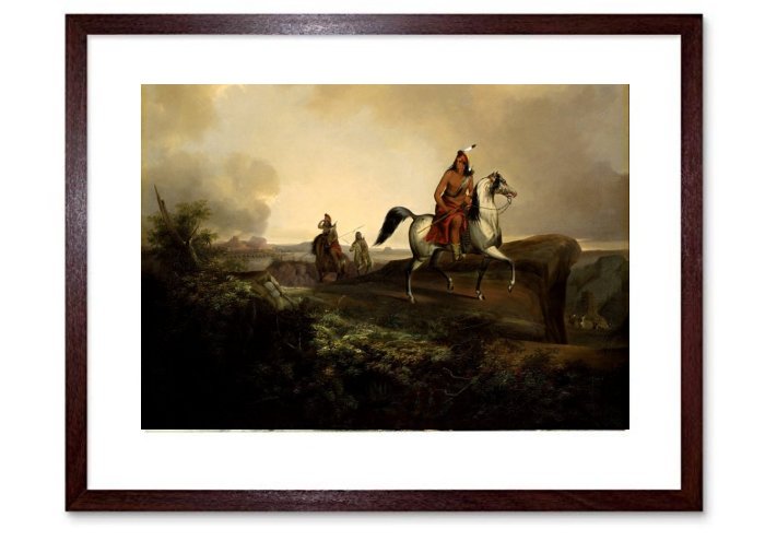 North American IndianFramed Print